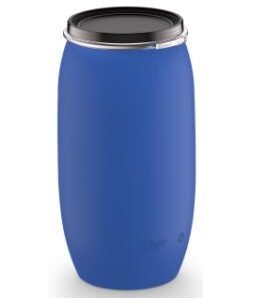 150L plastikinė statinė su dangčiu