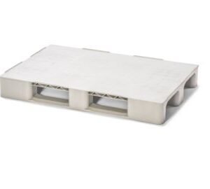 Plastikinė higieninė paletė su plokščiu pavirčiumi 1200x800 mm