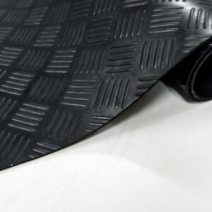 Guminė grindų danga – 3 mm 1,2 x 10 m juoda